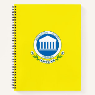 Flagge von Arlington (Virginia) Notizbuch