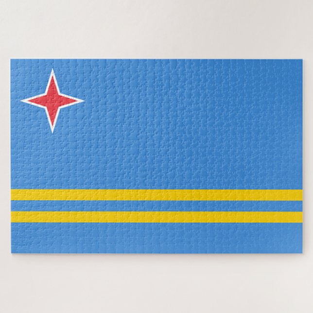 Flagge von Aruba (Horizontal)