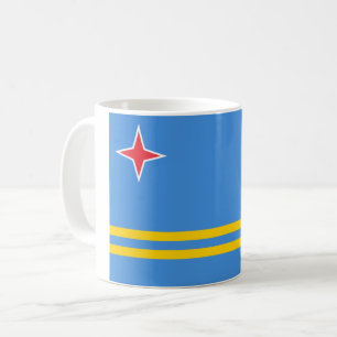 Flagge von Aruba Kaffeetasse