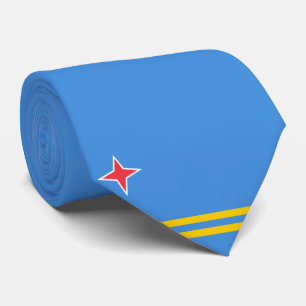 Flagge von Aruba Krawatte