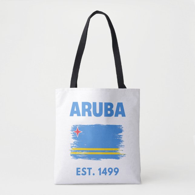 Flagge von Aruba Tasche (Vorderseite)