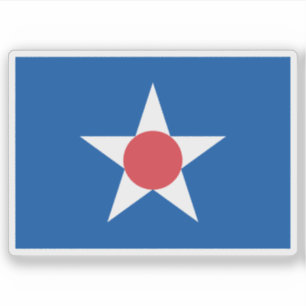 Flagge von Asahikawa, Hokkaido, Japan Aufkleber