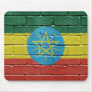 Flagge von Äthiopien Mousepad