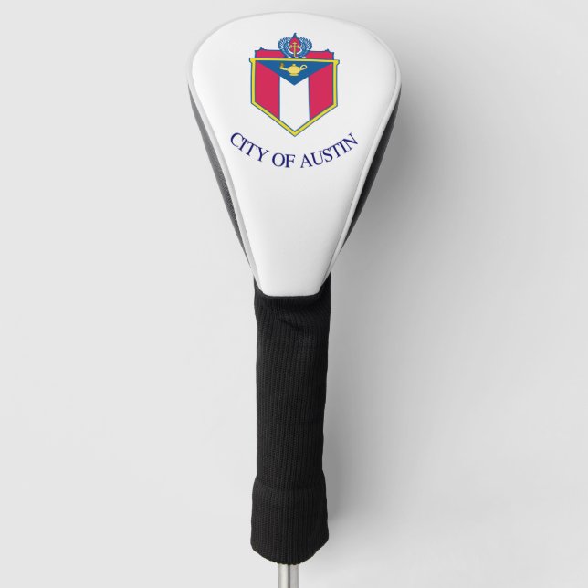 Flagge von Austin, Texas Golf Headcover (Vorderseite)