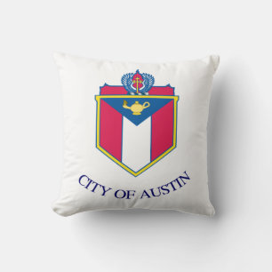 Flagge von Austin, Texas Kissen