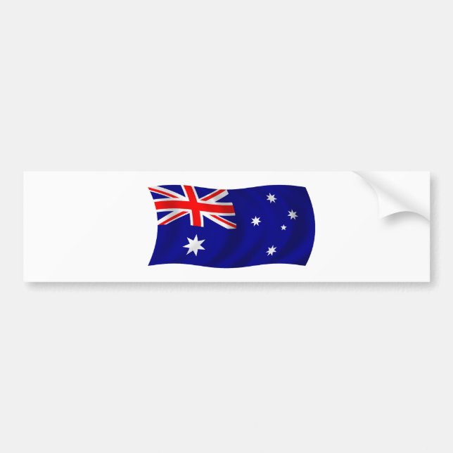 Flagge von Australien Autoaufkleber (Vorne)