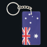 Flagge von Australien Schlüsselanhänger<br><div class="desc">Schlüsselkette ist kundengerecht. Addieren Sie Ihren Namen oder Mitteilung.</div>