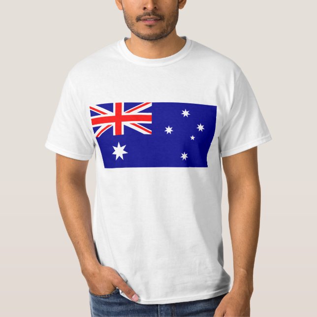Flagge von Australien T-Shirt (Vorderseite)