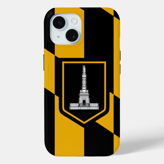 Flagge von Baltimore, Fall-Mate-Fall Maryland iPho Case-Mate iPhone Hülle (Rückseite)