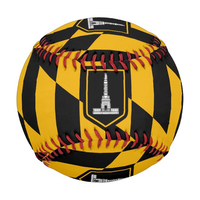 Flagge von Baltimore, Maryland Baseball (Rückseite)