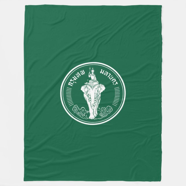 Flagge von Bangkok, Thailand Fleecedecke (Vorderseite)