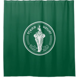 Flagge von Bangkok (thailändische Hauptstadt City) Duschvorhang