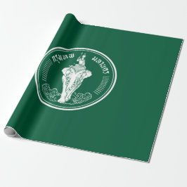 Flagge von Bangkok (thailändische Hauptstadt City) Geschenkpapier