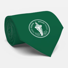 Flagge von Bangkok (thailändische Hauptstadt City) Krawatte