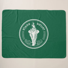 Flagge von Bangkok (thailändische Hauptstadt City) Sherpadecke