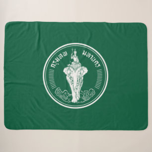 Flagge von Bangkok (thailändische Hauptstadt City) Sherpadecke