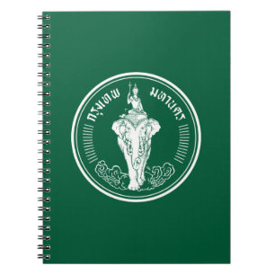 Flagge von Bangkok, thailändisches Notebook Notizblock