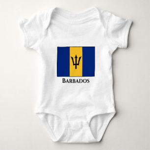 Flagge von Barbados Baby Strampler