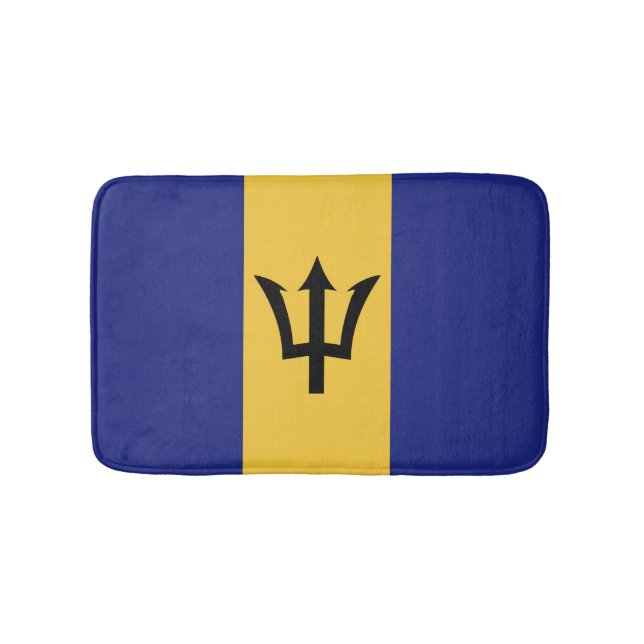 Flagge von Barbados Badematte (Vorderseite)