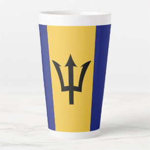Flagge von Barbados Milchtasse