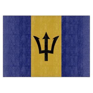 Flagge von Barbados Schneidebrett