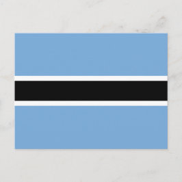 Flagge von Batswana, Flagge Botsuanas Postkarte
