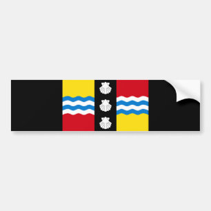 Flagge von Bedfordshire (Landkreis von England, Ve Autoaufkleber
