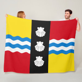 Flagge von Bedfordshire (Landkreis von England, Ve Fleecedecke