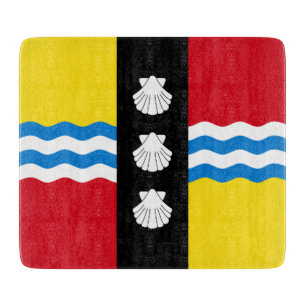 Flagge von Bedfordshire (Landkreis von England, Ve Schneidebrett