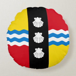 Flagge von Bedfordshire Round Kissen
