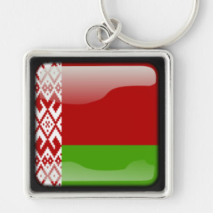 Flagge von Belarus Schlüsselanhänger