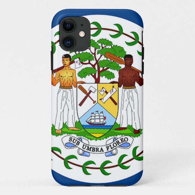 Flagge von Belize Case-Mate iPhone Hülle (Rückseite)