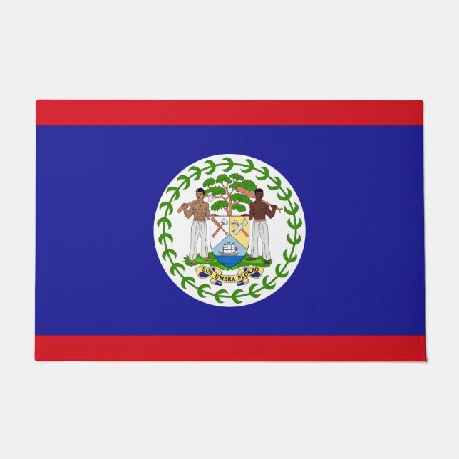 Flagge von Belize Fußmatte (Vorderseite)