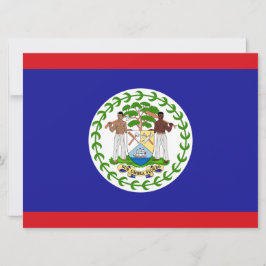Flagge von Belize Karte