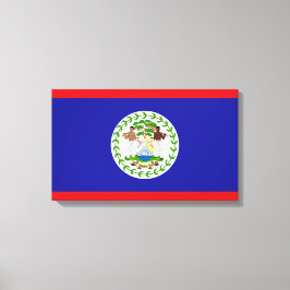 Flagge von Belize Leinwanddruck
