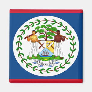 Flagge von Belize Magnet