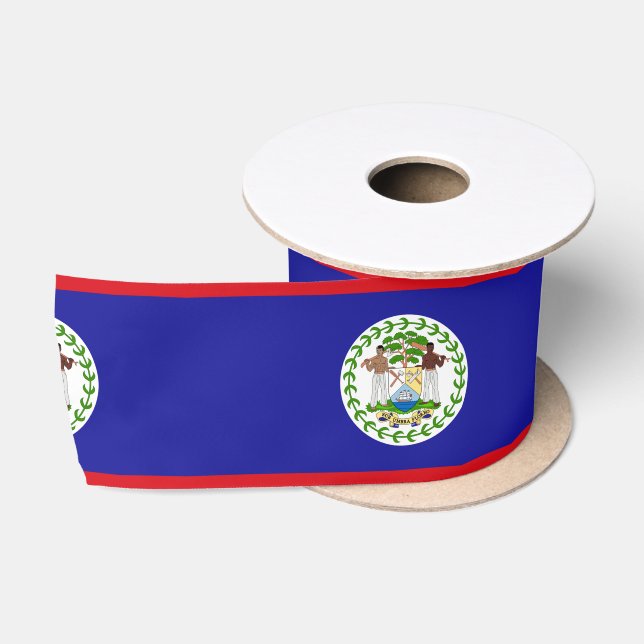Flagge von Belize Satinband (Spule)