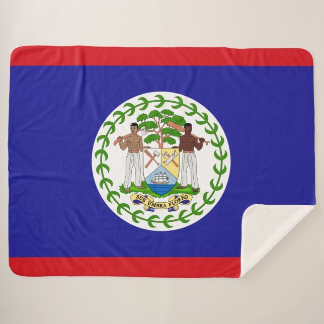 Flagge von Belize Sherpadecke (Vorderseite (Horizontal))