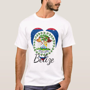 Flagge von Belize. T-Shirt