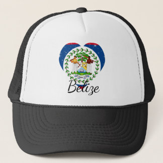 Flagge von Belize. Truckerkappe