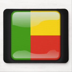 Flagge von Benin Mousepad