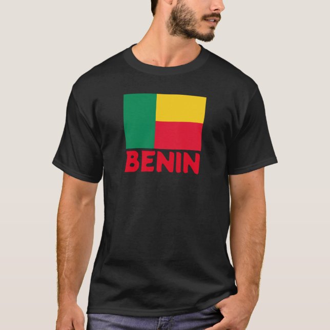 Flagge von Benin T-Shirt (Vorderseite)