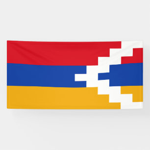Flagge von Bergkarabach Banner