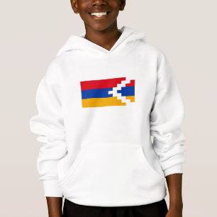 Flagge von Bergkarabach Hoodie