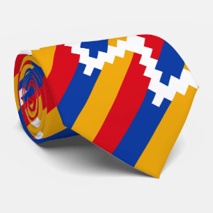 Flagge von Bergkarabach Krawatte