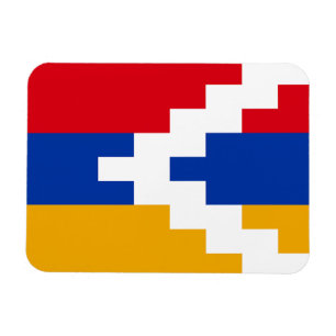 Flagge von Bergkarabach Magnet