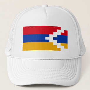 Flagge von Bergkarabach Truckerkappe