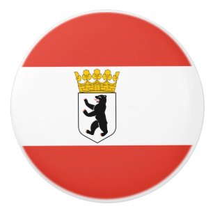 Flagge von Berlin Keramikknauf