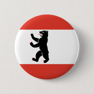 Flagge von Berlin Knopf Button