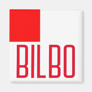 Flagge von Bilbao Magnet